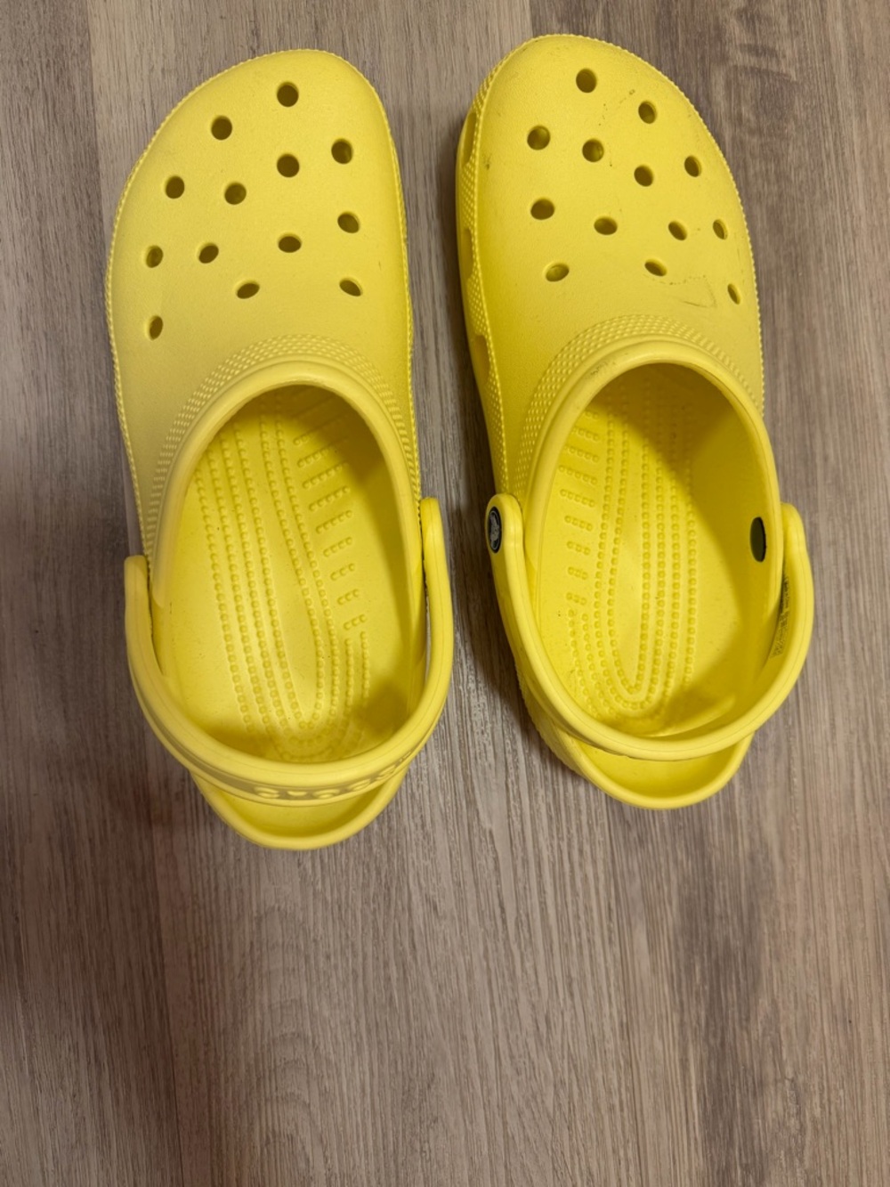 Yellow Crocs Clogs